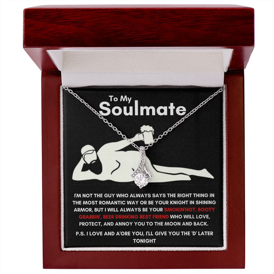 To My Soulmate - Alluring Beauty Necklace - Booty Grabbin' - Black Card