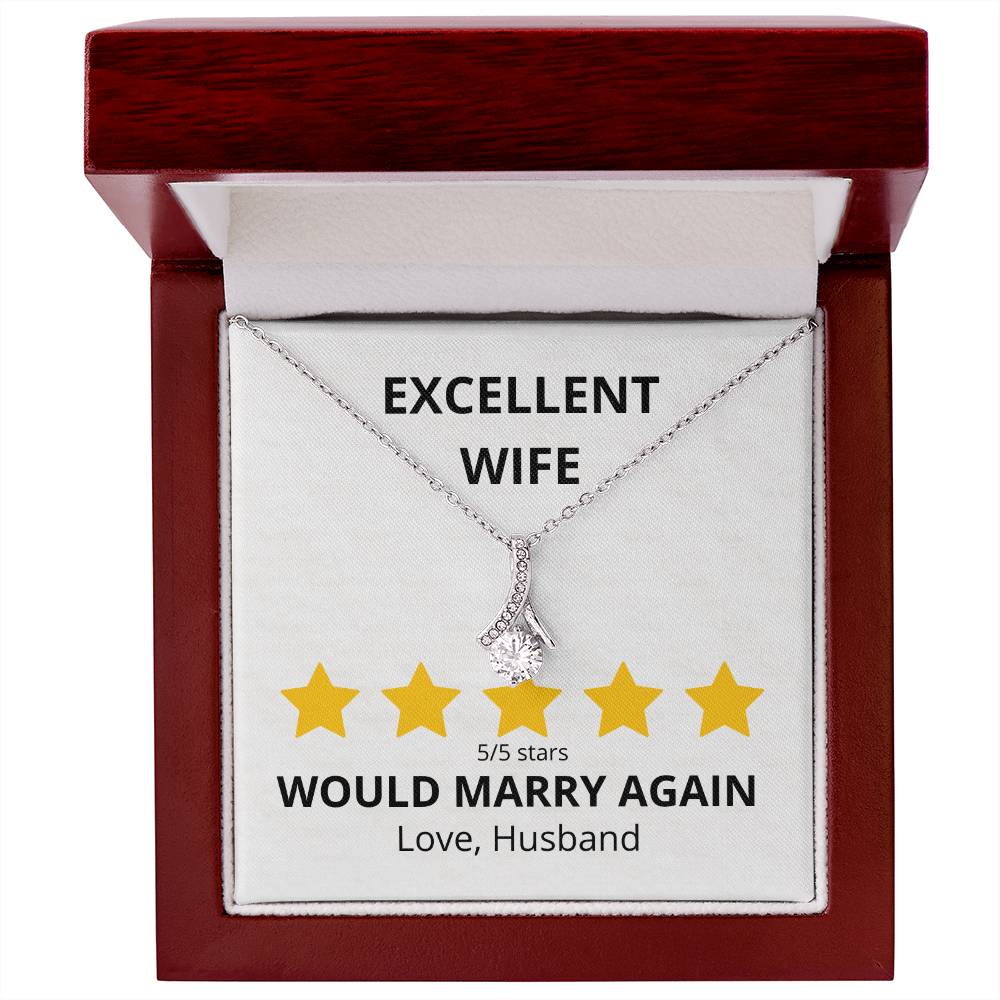 Excellent Wife 5 star Review Alluring Beauty Necklace