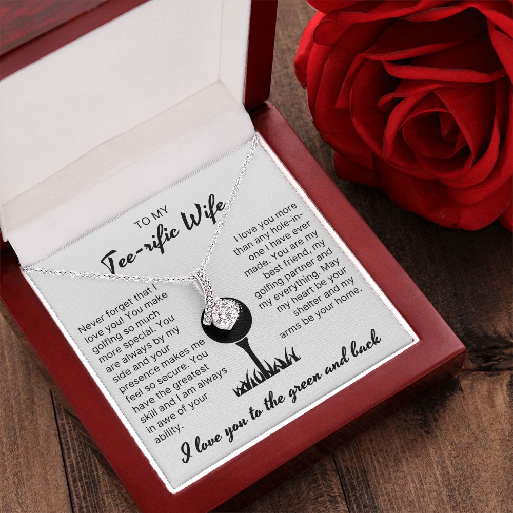 You Make Golfing So Much More Special - Alluring Beauty Necklace For Golfer Wife
