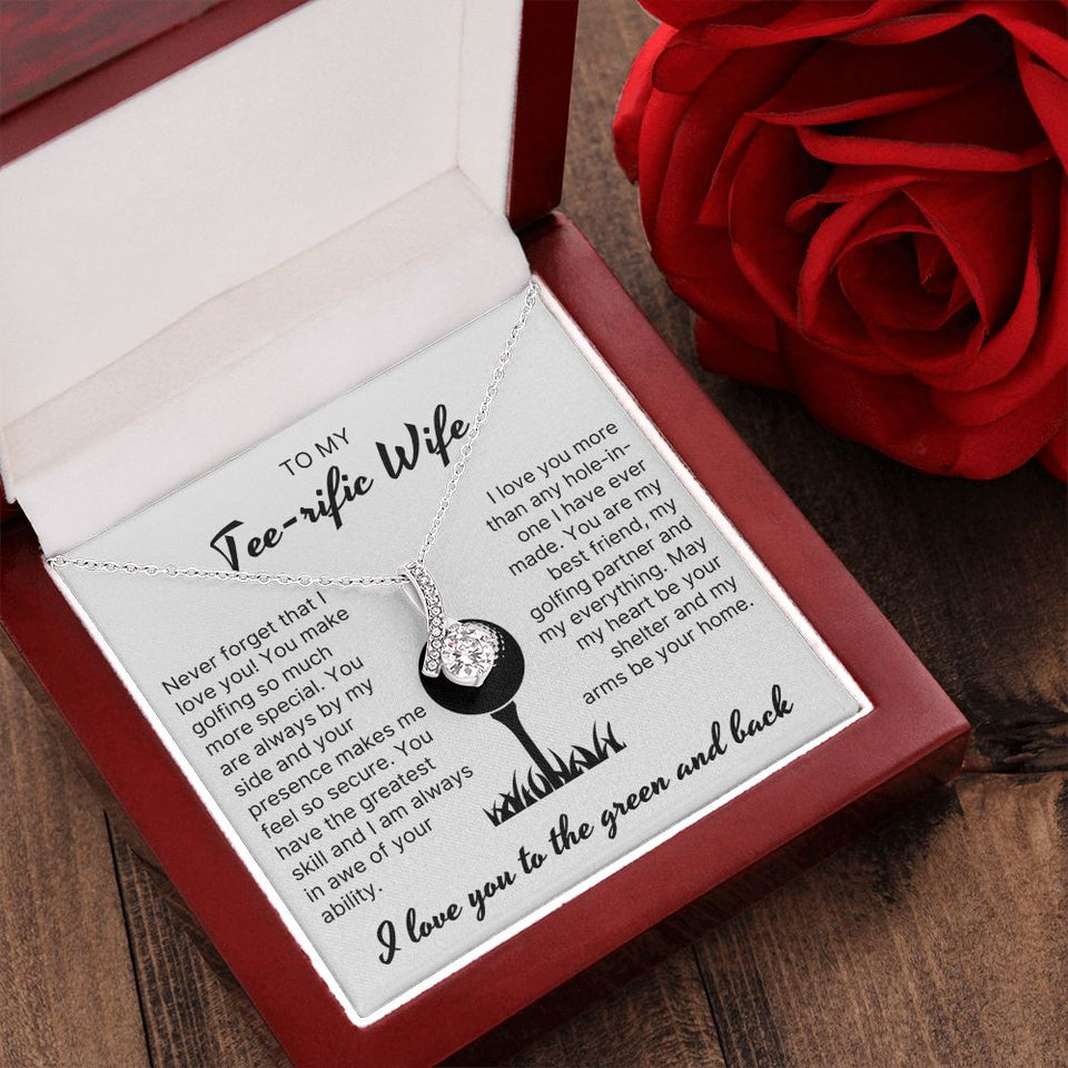 You Make Golfing So Much More Special - Alluring Beauty Necklace For Golfer Wife