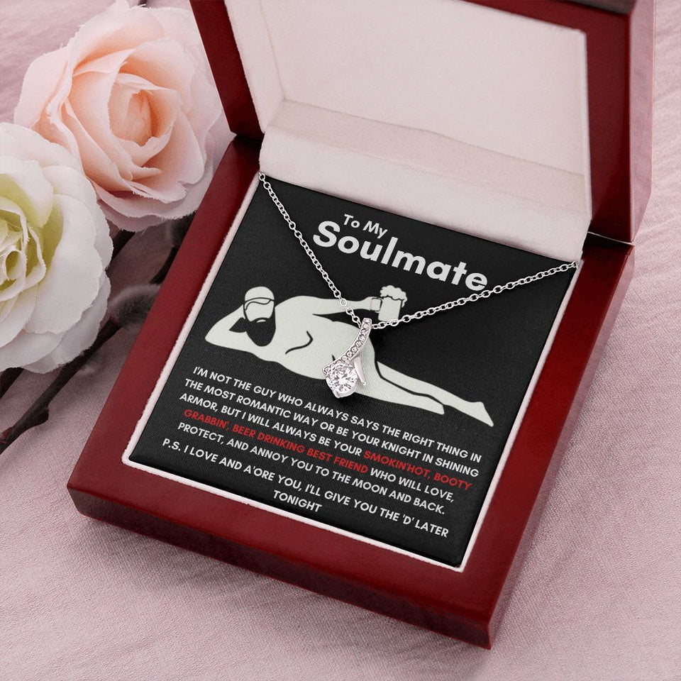 To My Soulmate - Alluring Beauty Necklace - Booty Grabbin' - Black Card