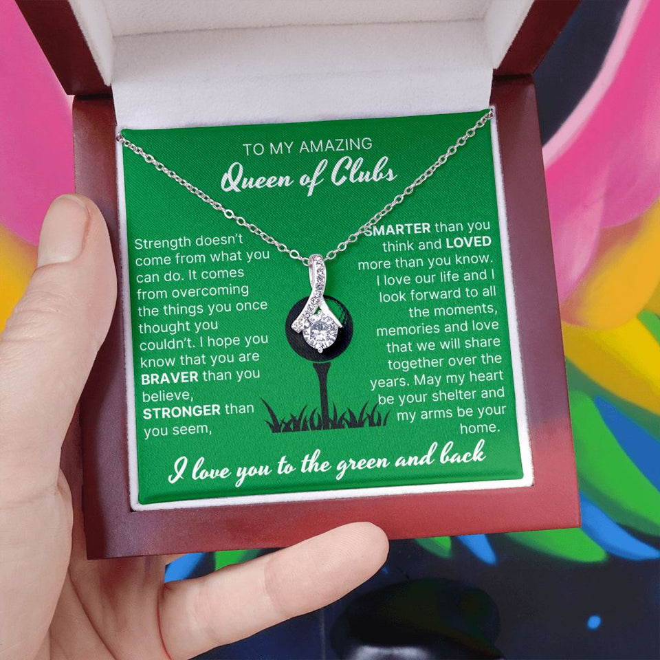 You Are Smarter Than You Think - Alluring Necklace For Lady Golfer