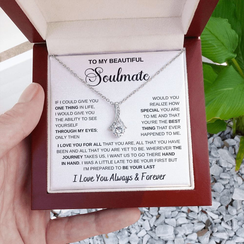 Beautiful Soulmate Alluring Necklace Gift