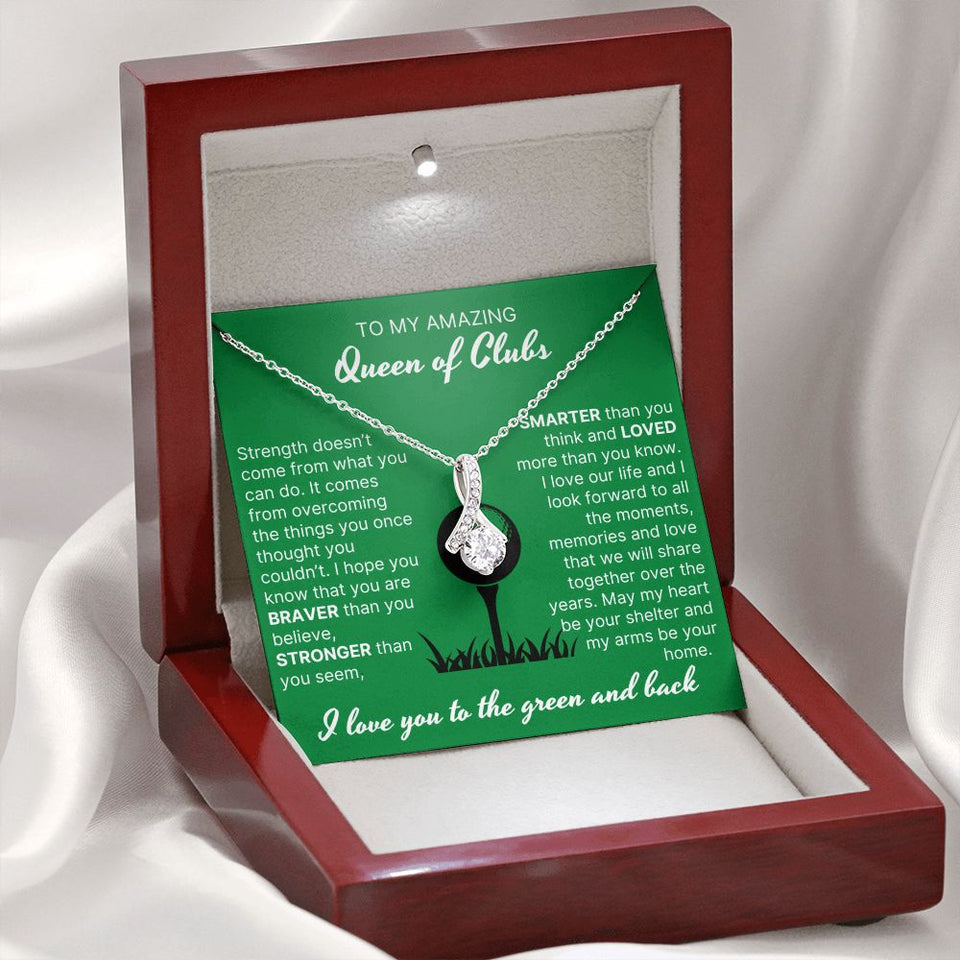 You Are Smarter Than You Think - Alluring Necklace For Lady Golfer
