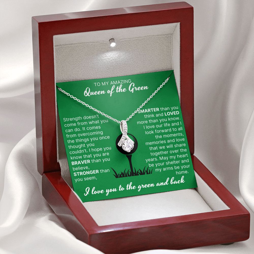 May My Arms Be Your Home - Alluring Beauty Necklace For Lady Golfer