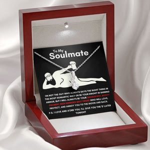 To My Soulmate - Alluring Beauty Necklace - Booty Grabbin' - Black Card