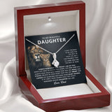 Beautiful Daughter Heart Desires, Alluring Beauty Necklace, Sentimental Gift For Daughter From Dad