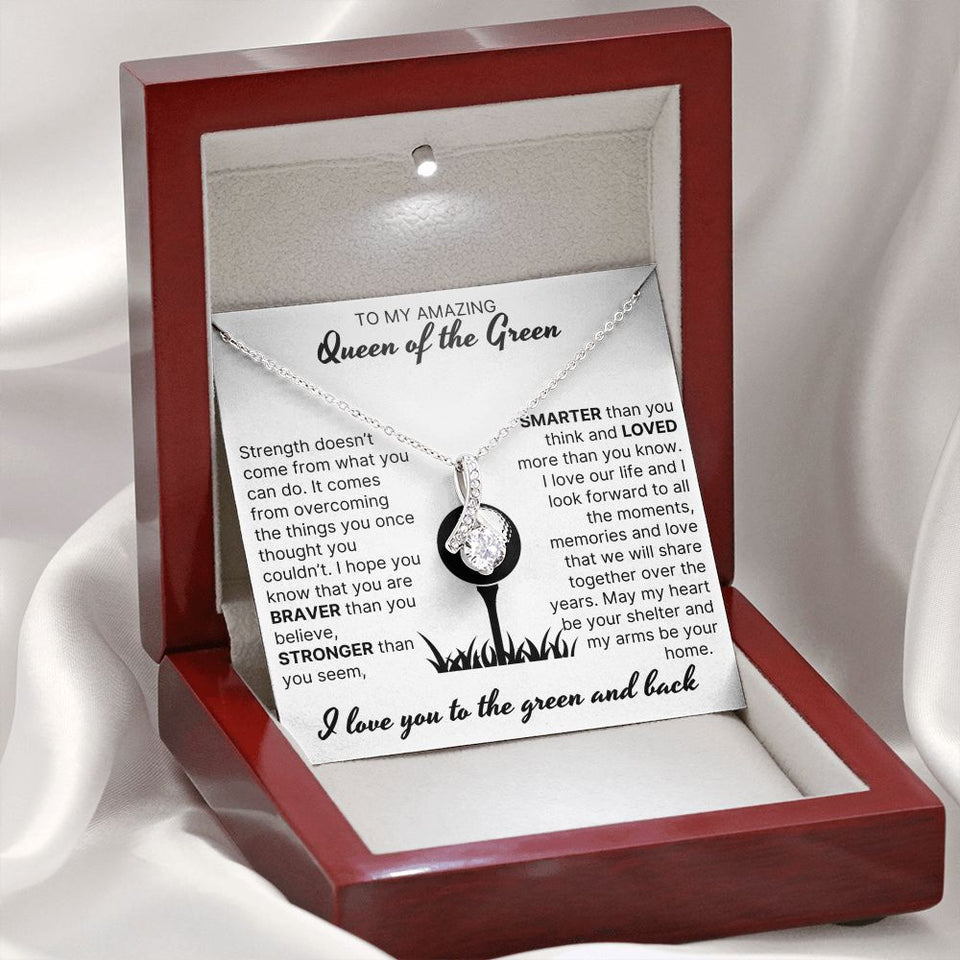 My Heart Is Your Shelter - Alluring Beauty Necklace For Lady Golfer