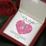To My Daughter from Dad Valentine's Day Alluring Beauty Necklace
