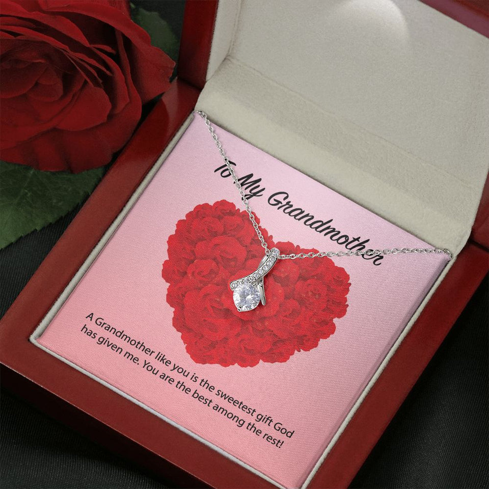 To My Grandmother Alluring Beauty Necklace