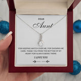 Aunt Gifts- Watching over me- Alluring Beauty Necklace, Aunt Gift for Mother's day