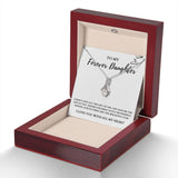 To My Forever Daughter - Shine Like The Brightest Star - Alluring Beauty Necklace