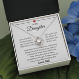 To My Daughter | I Will Always Defend You | Forever Love Necklace | Sentimental Gift For Daughter