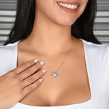 To My Daughter - I Love You Forever, Love Knot Necklace