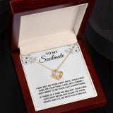 To My Soulmate | I Will Be With You Forever | Love Knot Necklace