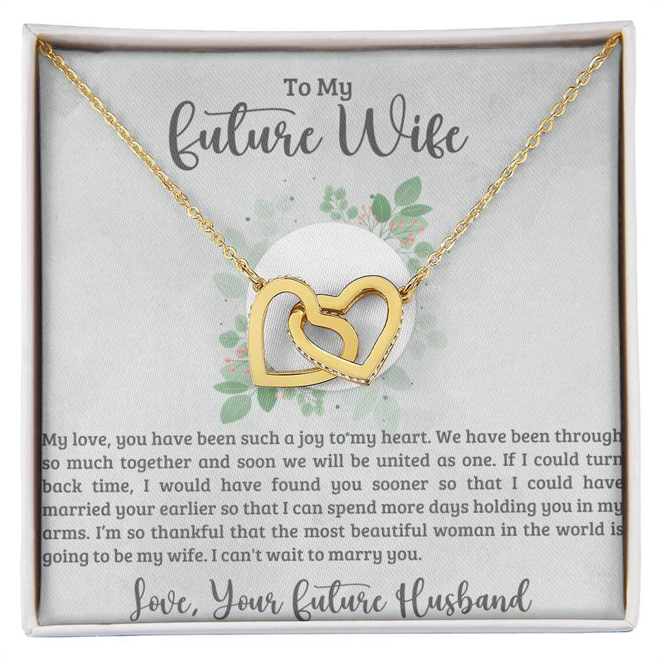 Future Wife Interlocking Hearts Necklace