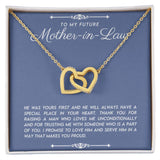 Future Mother in Law Interlocking Hearts Necklace