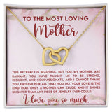 Loving Mother Interlocking Hearts Necklace