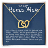 Bonus Mom Interlocking Hearts Necklace