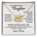 My Beautiful Daughter- Interlocking Hearts Necklace