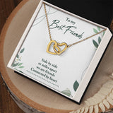 Best Friends Interlocking Hearts Necklace