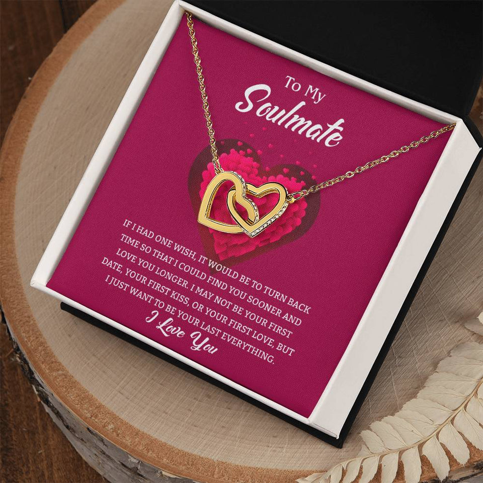 Soulmate Interlocking Hearts Necklace