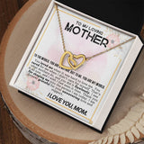 Mother My World Interlocking Hearts Necklace