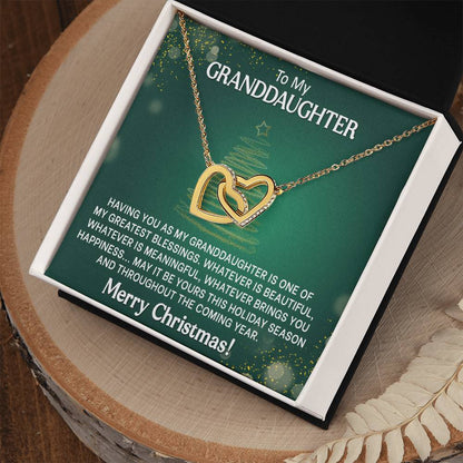Granddaughter Christmas Gift - Interlocking Hearts