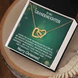 Granddaughter Christmas Gift - Interlocking Hearts