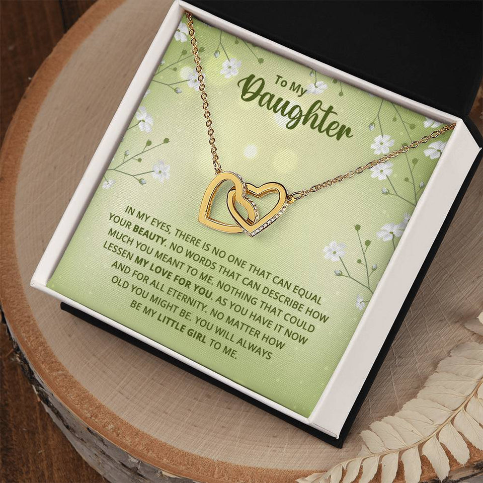 Daughter Interlocking Hearts Necklace