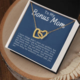 Bonus Mom Interlocking Hearts Necklace