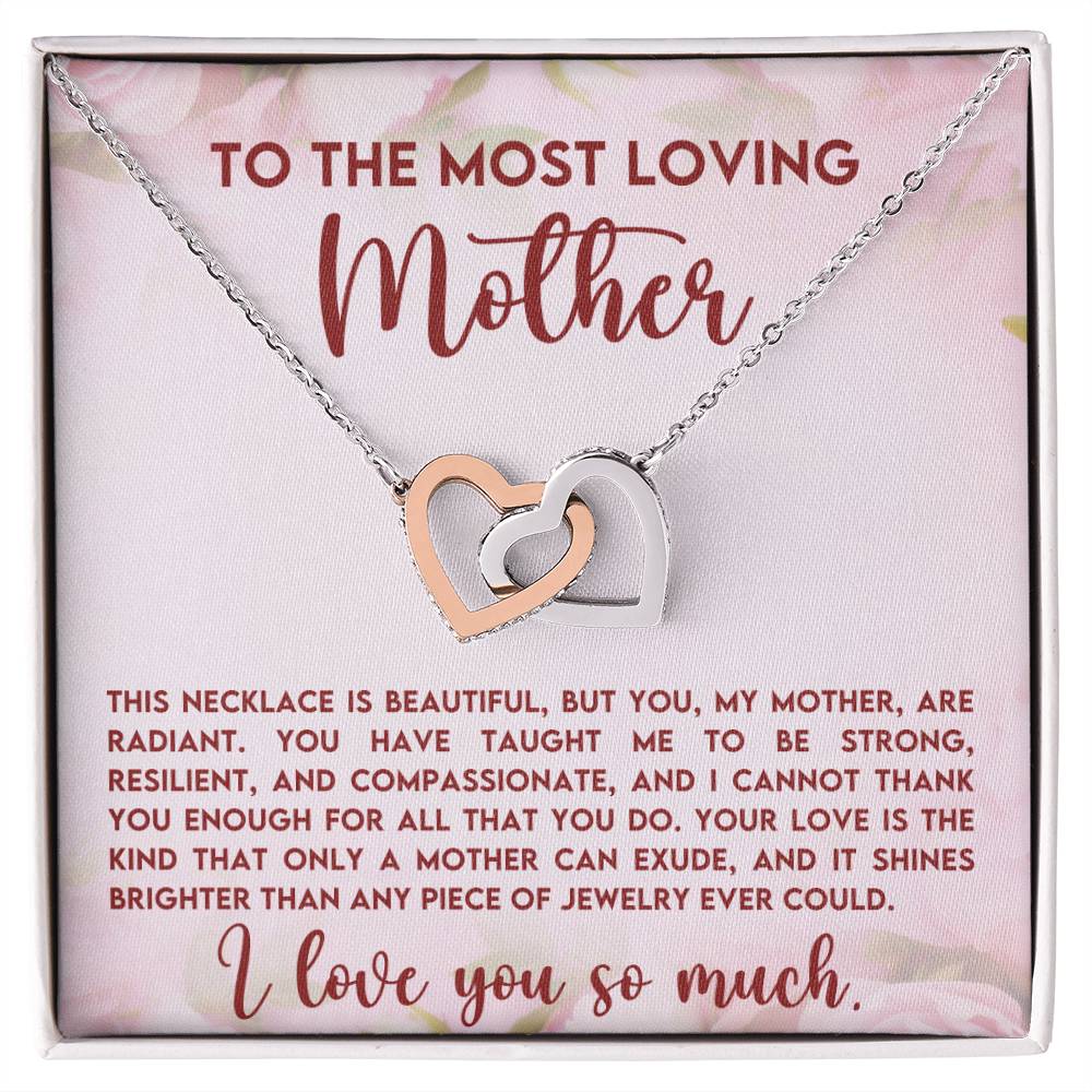 Loving Mother Interlocking Hearts Necklace