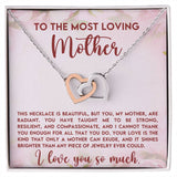 Loving Mother Interlocking Hearts Necklace