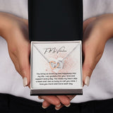 To My Valentine Interlocking Hearts Pendant Necklace Gift For Mom, necklace For Wife, Gift For Mother's Day