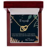 Better Than A Dream - Interlocking Hearts Necklace For Wife