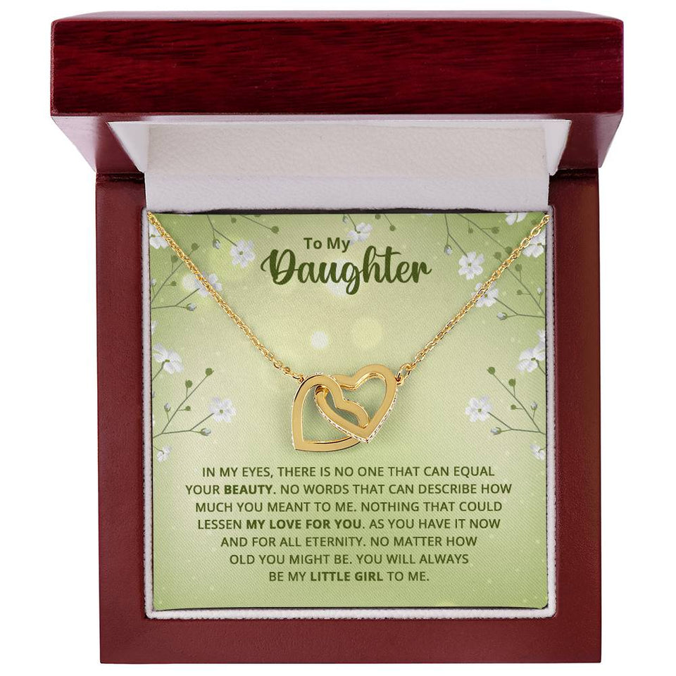 Daughter Interlocking Hearts Necklace
