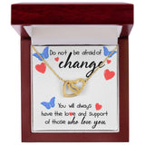 Love and Support Interlocking Hearts Necklace