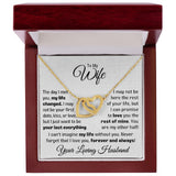 My Wife Necklace Gift -  Your Last Everything Love, Husband - Necklace for Her, Necklace for Wife, Interlocking Hearts Necklace