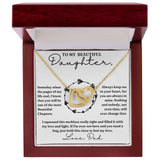 Feel My Love - Interlocking Hearts Necklace For Daughter