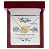 My Beautiful Daughter- Interlocking Hearts Necklace