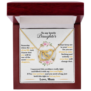 Daughter Pages Interlocking Hearts Necklace