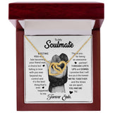 To My Soulmate | The Best Thing That's Ever Happened | Interlocking Hearts Necklace
