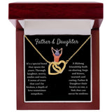 Lifelong Friendship - Interlocking Hearts Necklace For Daughter