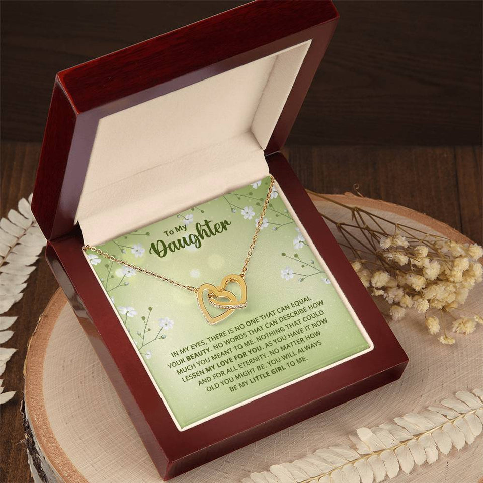 Daughter Interlocking Hearts Necklace