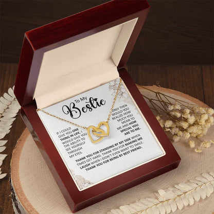 Bestie Interlocking Hearts Necklace