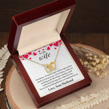 Wife Interlocking Hearts Necklace