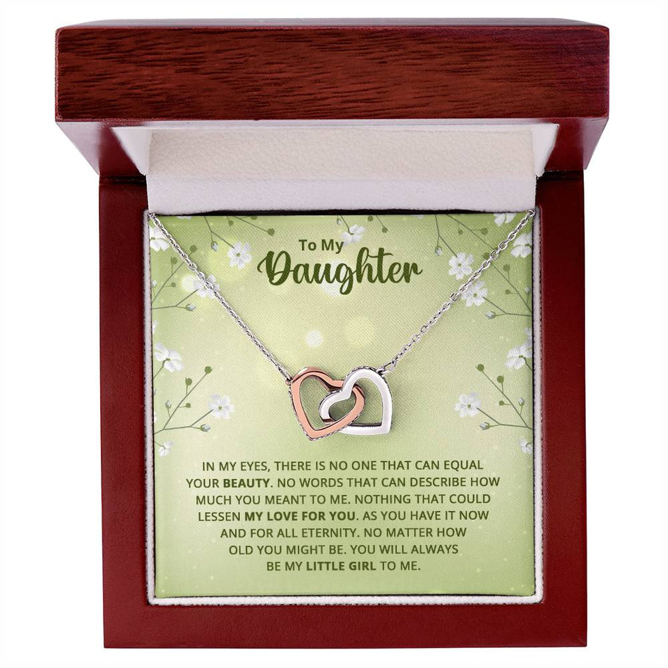 Daughter Interlocking Hearts Necklace