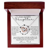 Feel My Love - Interlocking Hearts Necklace For Daughter