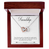 Friendship Interlocking Hearts Necklace