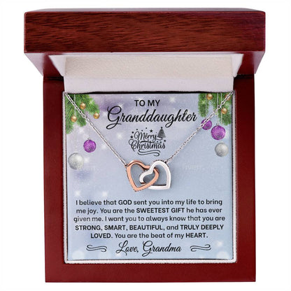 Granddaughter Interlocking Hearts Necklace